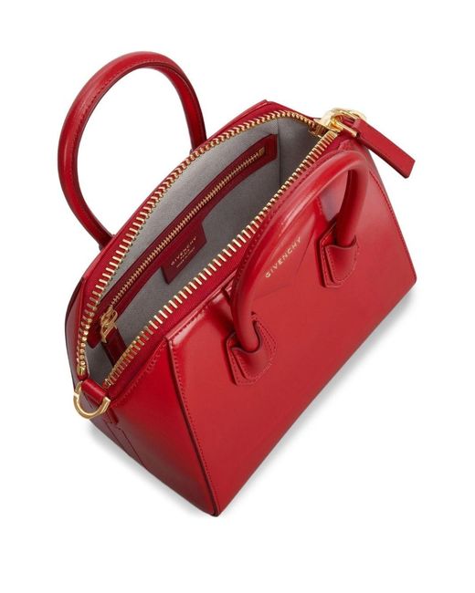 Borsa A Mano Mini Antigona di Givenchy in Red