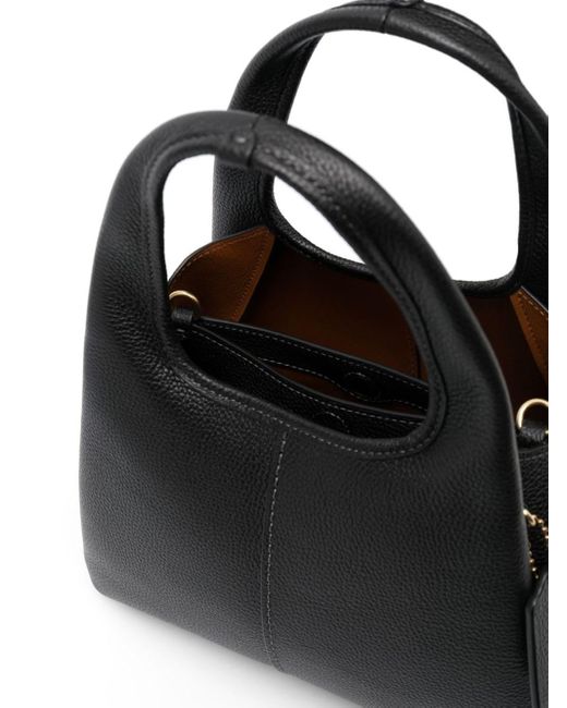 COACH Black Lana 25 Leather Crossbody Bag