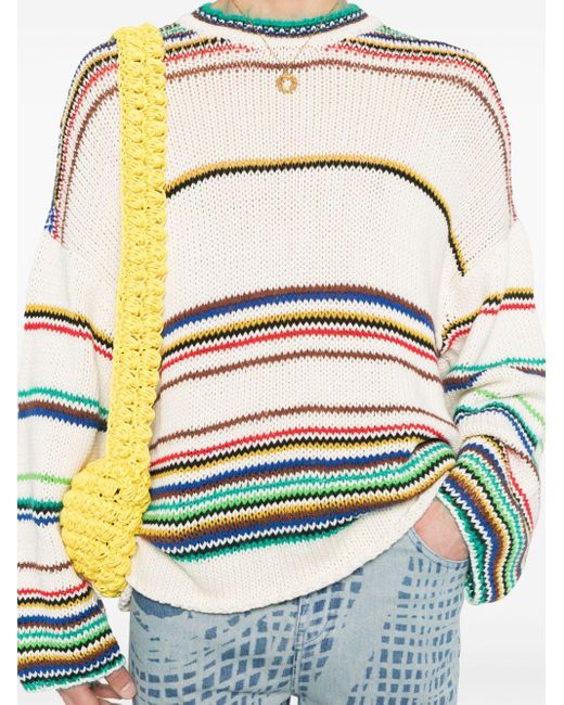 Loewe-Paulas Ibiza Multicolor Striped Cotton Blend Jumper for men