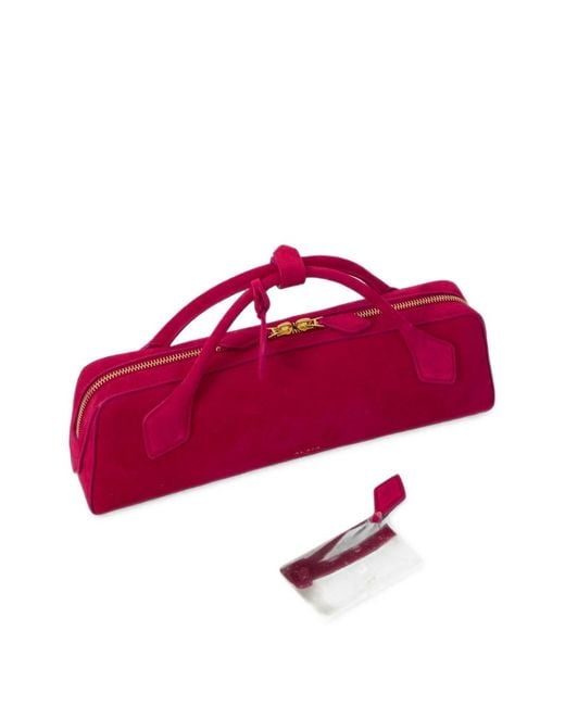 Alaïa Purple Le Teckel Leather Clutch