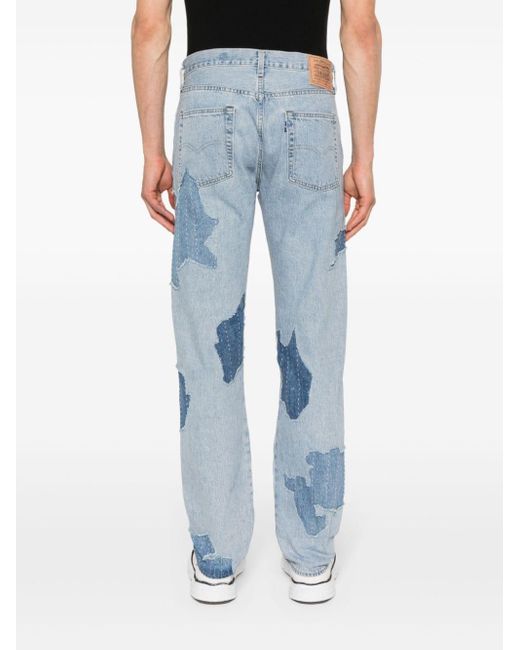 Levi's Blue Denim Cotton Jeans for men