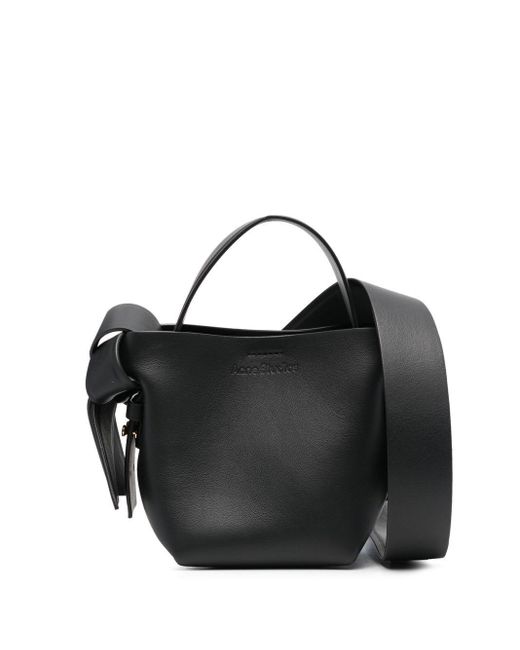 Acne Black Musubi Leather Micro Bag