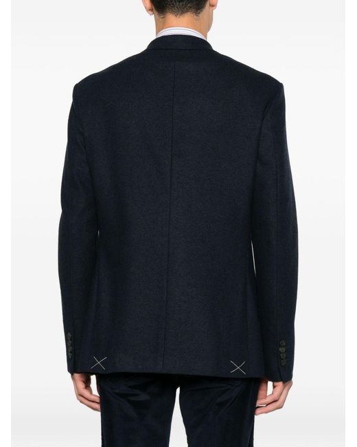 Etro Blue Single-Breasted Jacket for men