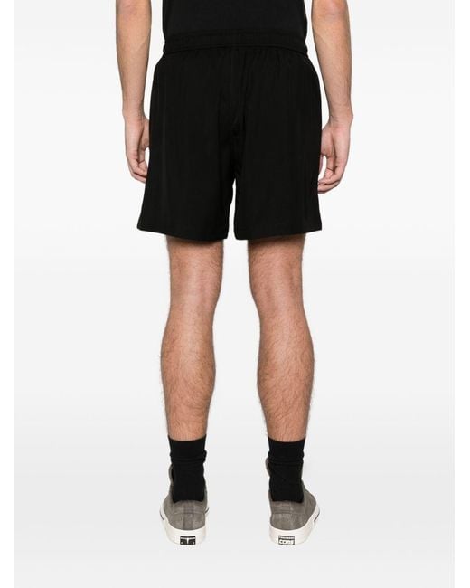 Amiri Black Bermuda Shorts With Logo for men