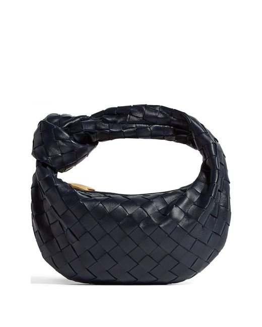 Bottega Veneta Blue Jodie Mini Leather Handbag