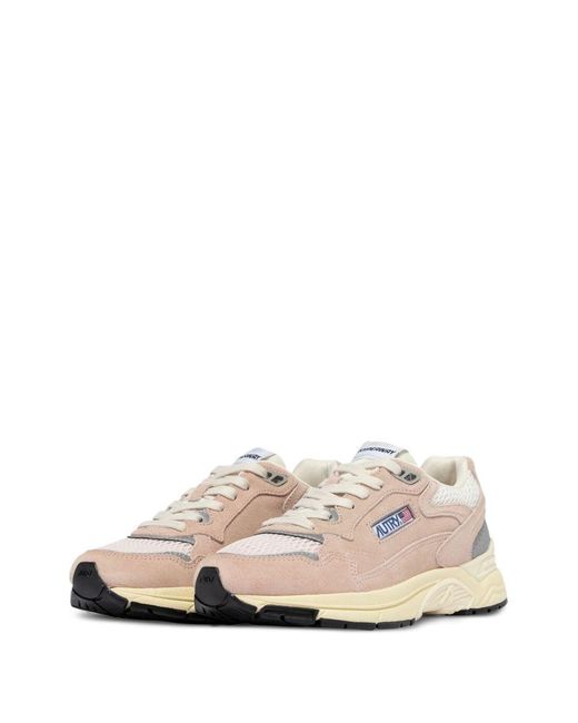 Autry Pink Hyperway Low Sneakers