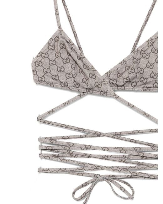 Gucci White Logo Swimwear