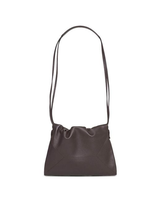 Brunello Cucinelli White Leather Shoulder Bag