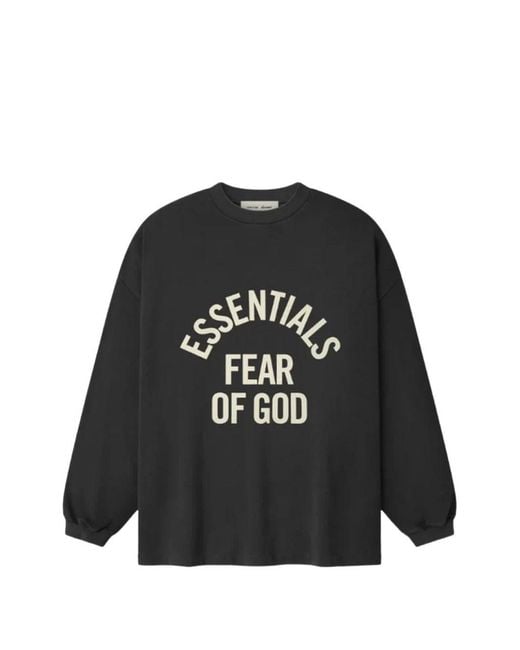 Essentials Black Cotton T-Shirt for men