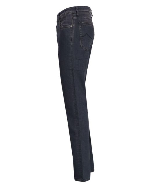 Jacob Cohen Blue Cotton Jeans for men