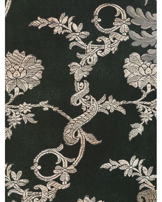 Pierre Louis Mascia Black Printed Silk Scarf