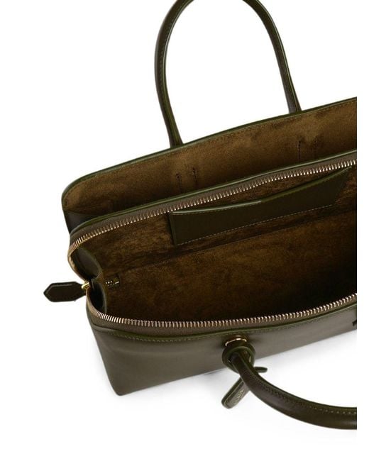 Alaïa Black Delta Small Leather Handbag