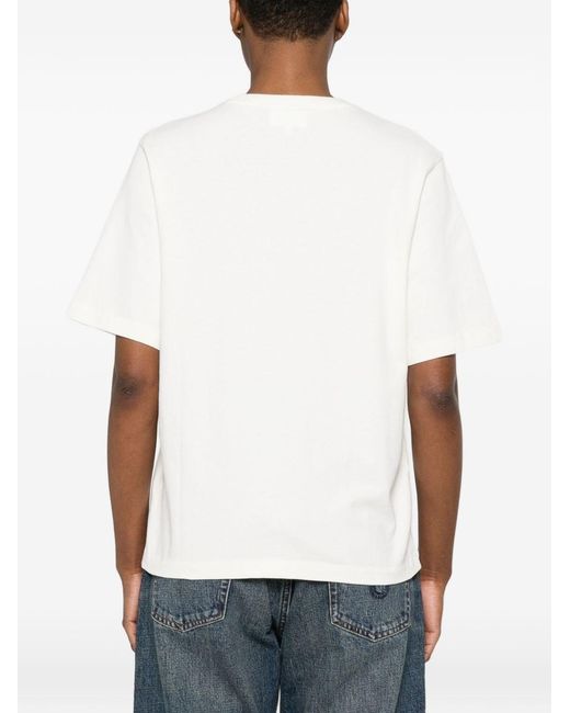 Maison Kitsuné White Dressed Fox Cotton T-Shirt