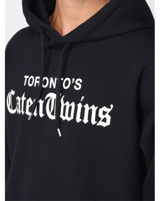 DSquared² Black Relax Fit Hoodie for men