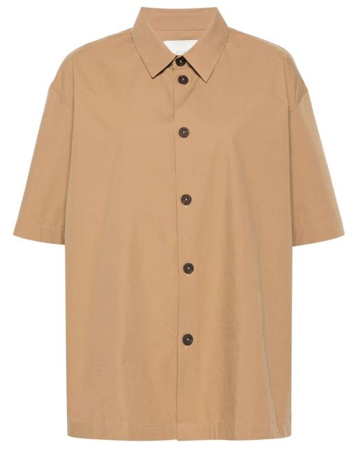 Studio Nicholson Natural Button-up Cotton Shirt