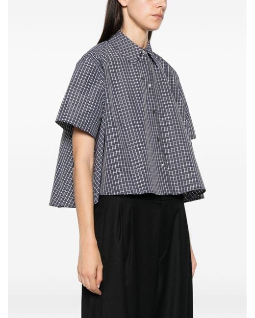 Loewe Gray Cotton Trapeze Shirt