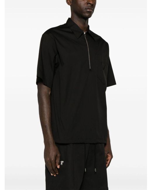 Prada Black Half-zipped Shirt for men