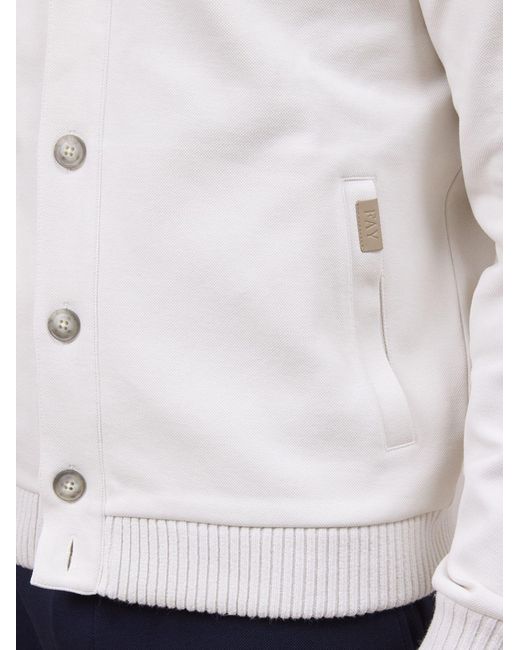 Fay Natural Cotton Cardigan for men