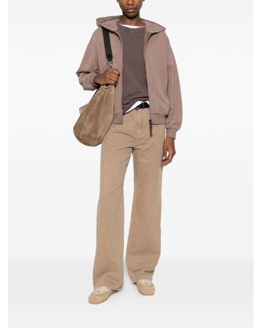 Brunello Cucinelli Brown Cotton Hoodie