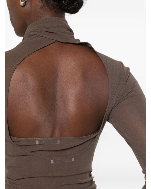 Lemaire Brown Ballerina Foulard Top