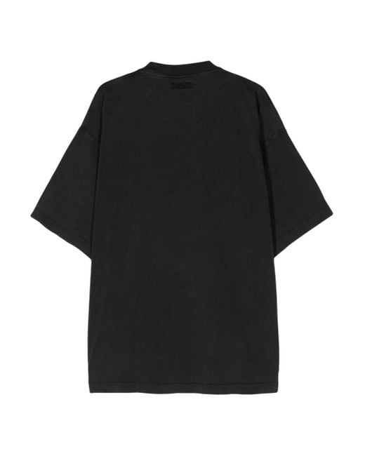 Vetements Black Royal Cotton T-shirt for men
