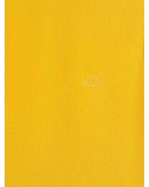 Loewe Yellow Sleeveless Turtle-Neck Top