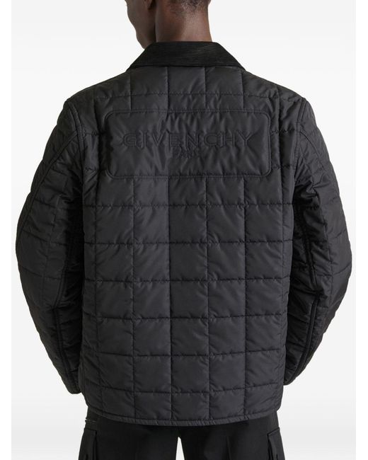 Givenchy Black Quilted Jacket for men