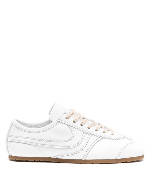 Sneaker In Pelle di Dries Van Noten in White