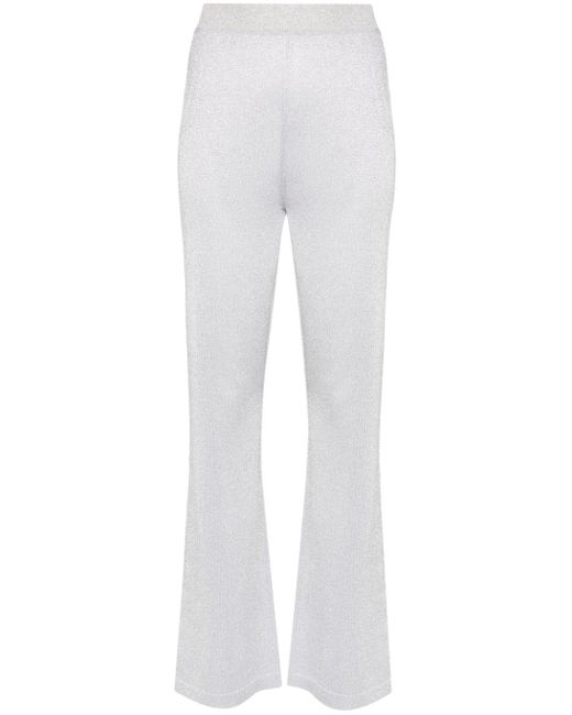Missoni White Straight-leg Lurex Trousers
