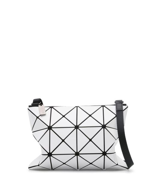 Lucent Gloss geometric crossbody bag di Bao Bao Issey Miyake in White