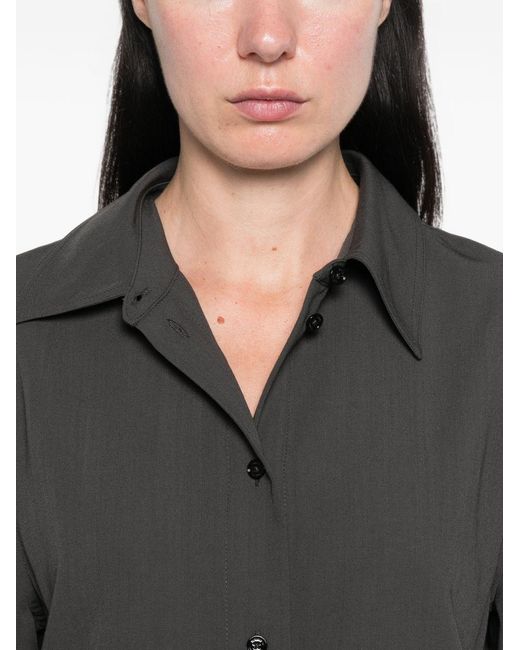 Totême Gray Wool Blend Shirt