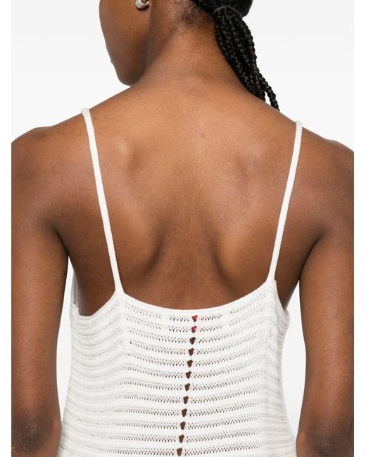 Jucca White Crochet Dress