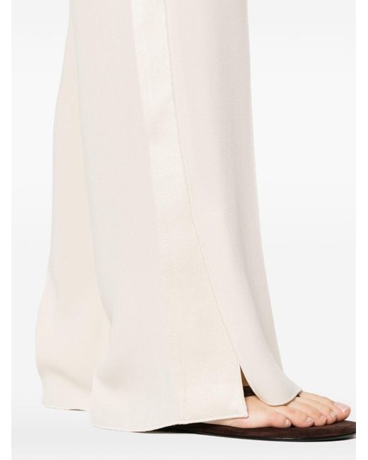 Forte_forte White Regular Trousers
