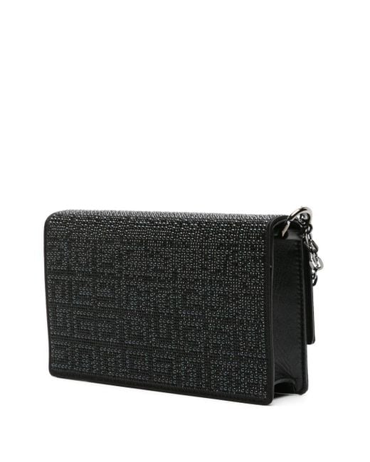 Givenchy Black 4g Rhinestone-embellished Crossbody Bag
