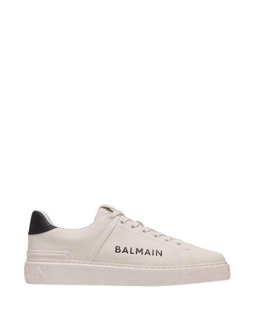 Balmain White B-Court Sneaker for men
