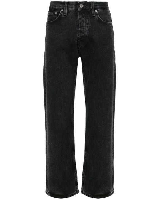 sunflower Black Mid-rise Straight-leg Jeans for men