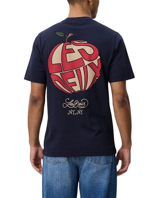 Les Deux Blue Orchard T-Shirt for men