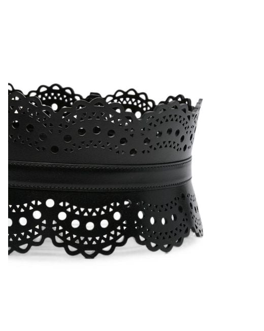 Alaïa Black Vienne Bustier Belt