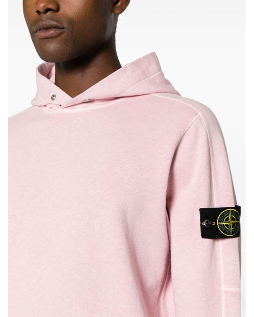 Stone Island Pink Classic Rose Hooded for men