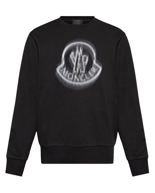 Felpa di Moncler in Black da Uomo