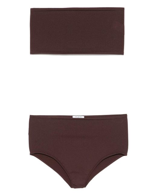 Alaïa Purple Chocolate Underwear Set
