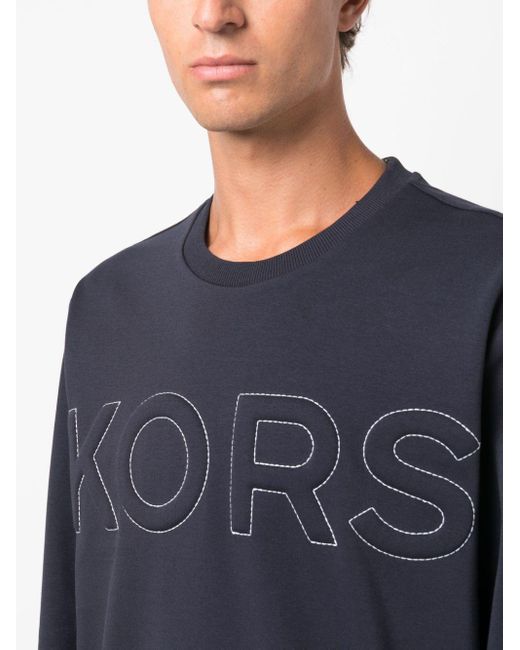 Michael Kors Blue Cotton Sweatshirt for men