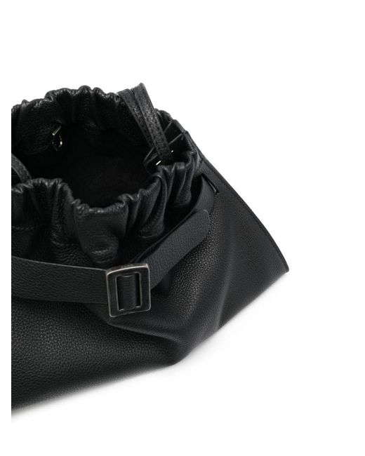Boyy Black Scrunchy Satchel Soft Leather Shoulder Bag