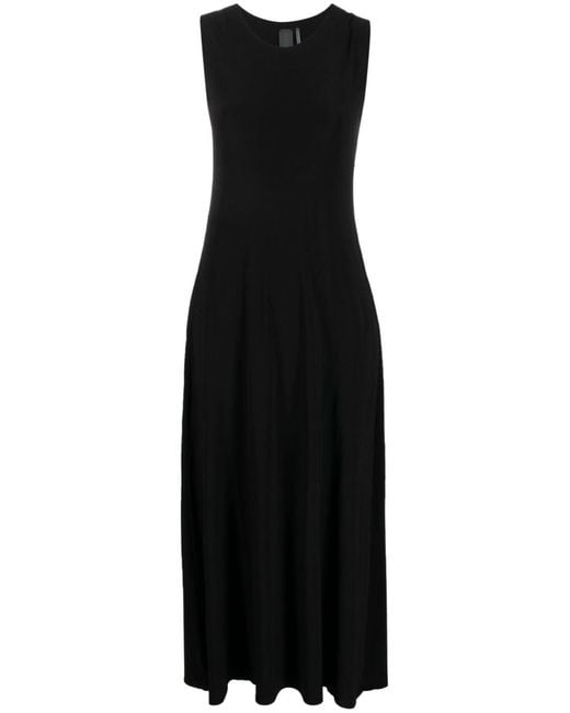 Norma Kamali Black Sleveless Long Dress