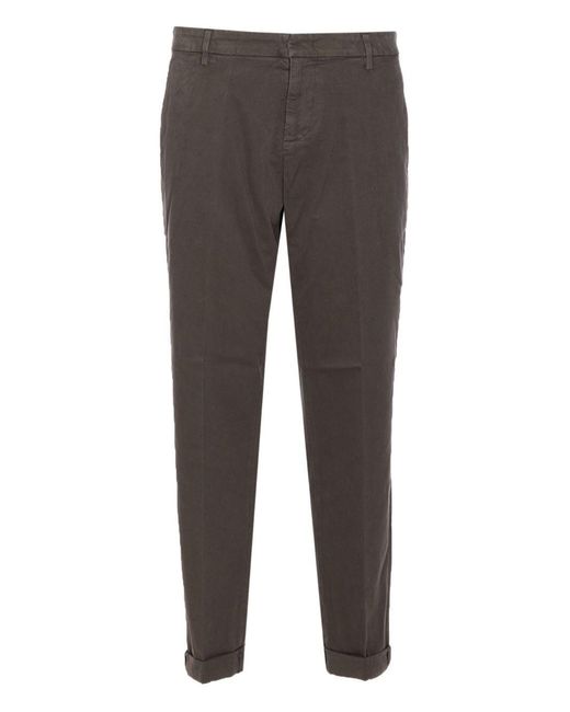 Dondup Gray Gaubert Relax Pants for men
