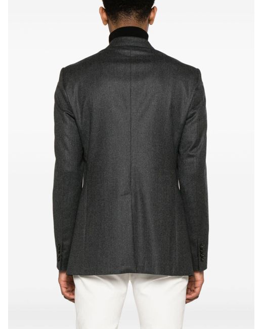 Dolce & Gabbana Black Wool Single-breasted Blazer Jacket for men
