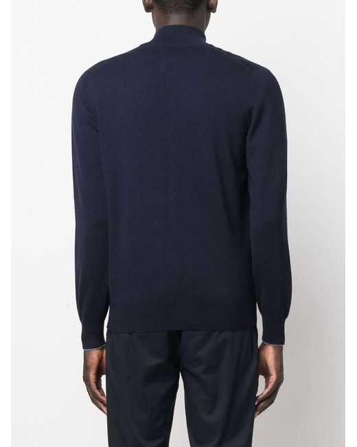 Brunello Cucinelli Blue Sweaters for men