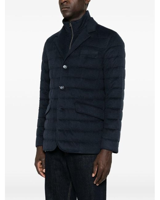 Herno Blue Padded Jacket for men