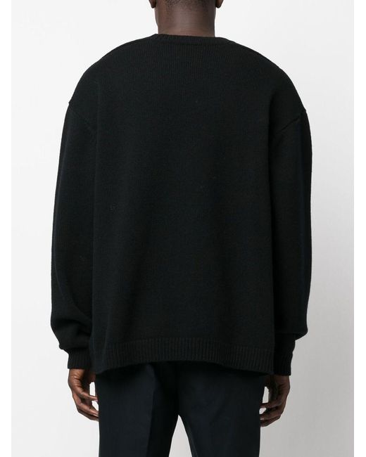 Studio Nicholson Black Wool Sweater for men