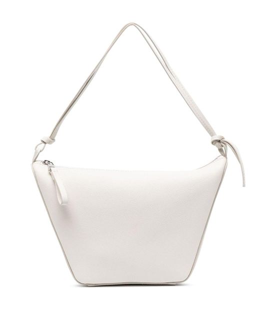 Borsa Hobo Hammock Mini di Loewe in White